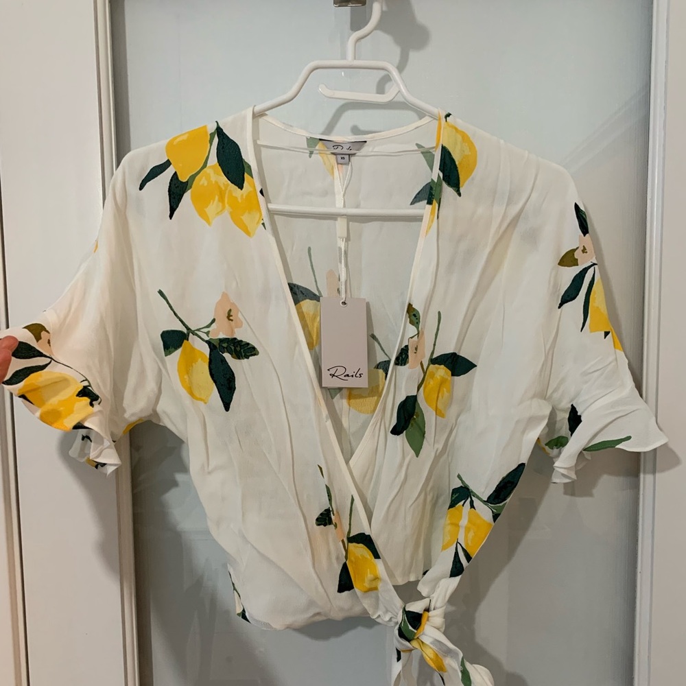 Rails wrap top, XS, BNWT!